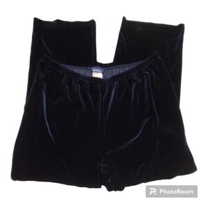 + Blue Velour lounge pants plus size